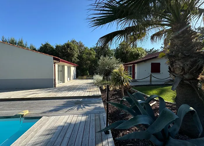 Le Chai De L\'Ocean - Villa Soulacaise Plage A 100M Piscine Jardin 1400M2